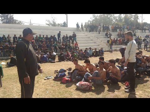 सेना में भर्ती का इरादा लिए यूथ फाउंडेशन के कैंप में उमड़े युवा