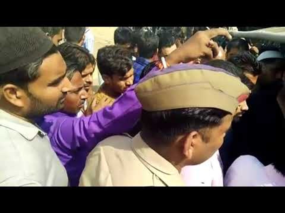 मेरठ में फल मंडी के अध्यक्ष की पुलिस के सामने गोली मार कर हत्या