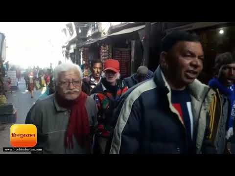 नैनीताल में बंदर और लंगूरों के आंतक के विरोध में निकला मार्च