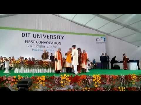 डीआईटी का प्रथम दीक्षांत समारोह, राज्यपाल ने 1736 युवाओं को दी डिग्री