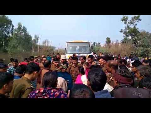 स्कूल जा रही छात्रा को वाहन ने रौंदा, भड़के ग्रामीणों ने किया जीटी रोड जाम