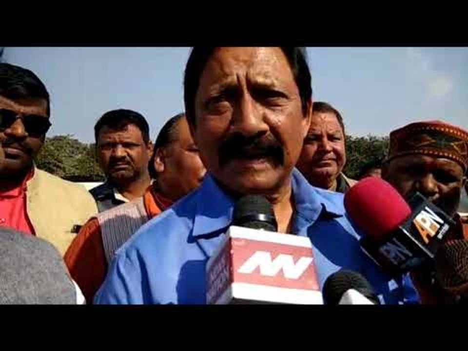 बनारस पहुंचे खेल मंत्री चेतन चौहान, किया ये ऐला...
