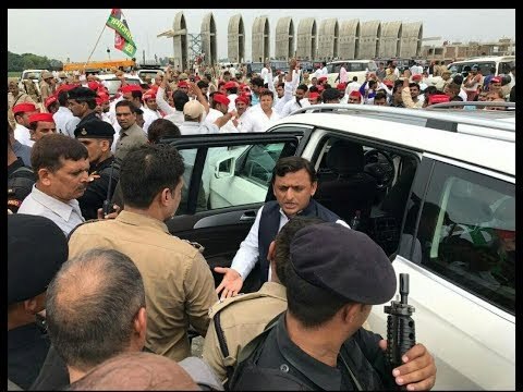 औरैया प्रकरण: पूर्व सीएम अखिलेश यादव हिरासत में II Akhilesh Yadav is arrested in Unnao