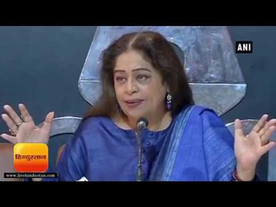 BJP MP Kirron kher II बीजेपी सांसद किरण खेर ने विवादित बयान दिया है