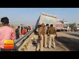 डम्पर और ट्रक की आमने सामने टक्कर में पांच की मौत II dumper and truck, Kanpur Hindi News