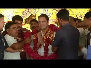 कांग्रेस अध्यक्ष बनने के बाद जगन्नाथ मंदिर पहुंचे रहुल गांधी