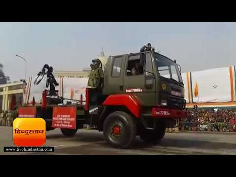 69वां गणतंत्र दिवस: लखनऊ विधानसभा के सामने गणतंत्र दिवस परेड