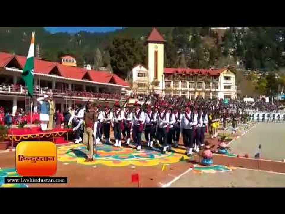 अल्मोड़ा में पुलिस लाईन में गणतंत्र दिवस के मौक...
