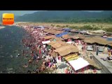 रामनगर के गर्जिया मंदिर में स्नान के लिए पहुंचे हजारों श्रद्धालु