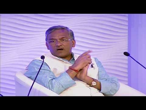 Hindustan Shikhar Samagam 2017 || उत्तराखंड के मुख्यमंत्री त्रिवेंद्र रावत, झारखंड के सीएम रघुवर दास