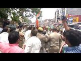 Protest over cabinet decision of changing name of Mughalsarai station