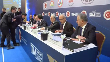 İhracatçılarla İstişare Toplantısı - Ekonomi Bakanı Zeybekci (1)