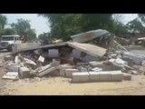 कानपुर: मंदिर में घुसा ट्रक, बजरंगियों ने लगाया जाम II Temple collapses by collision of truck