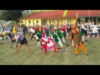 Family member doing yoga in Bareilly