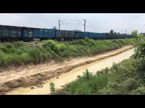 Clay erosion from edge of railway track