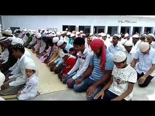 अलविदा की नमाज अदा कर मुल्क तरक्की और अमन चैन की दुआ