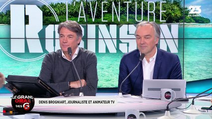 Le Grand Oral de Denis Brogniart, animateur du nouveau jeu évènement "L’ Aventure Robinson" sur TF1 - 16/02