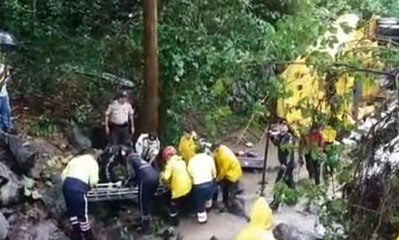 Un accidente de tránsito registrado en la vía a Paján, provincia de Manabí