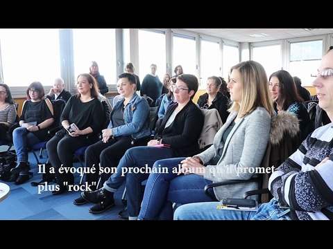 Pascal Obispo à la rencontre des lecteurs du Bien public