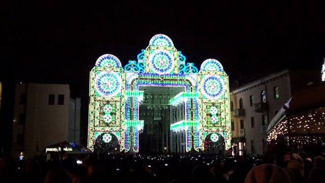 Фестиваль света в Клайпеде 15.02.2018 Light festival in Klaipeda 15.02.2018
