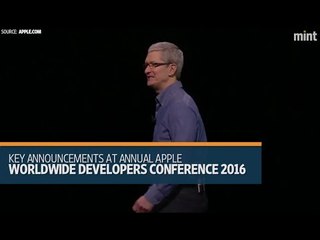 Key announcements at annual Apple WWDC 2016