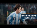 Lionel Messi celebrates his 29th birthday today
