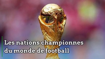 Les nations championnes du monde de football