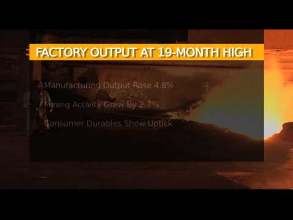 May factory output at 19-month high