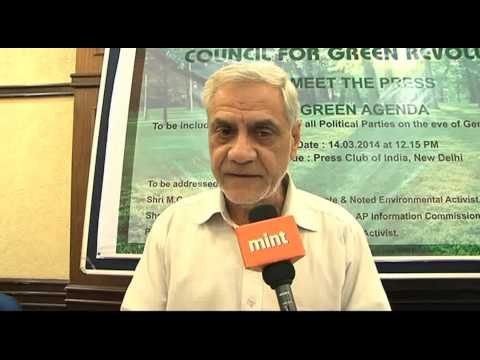 Green manifesto for protecting environment