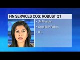 Fin services firms post robust Q1 earnings | Just a Mint