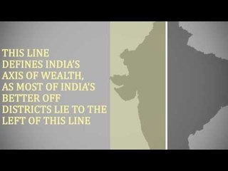 Rich west, poor east