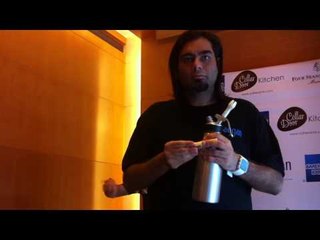 Chef Gaggan Anand cooking demo: Fluffy Dokhla