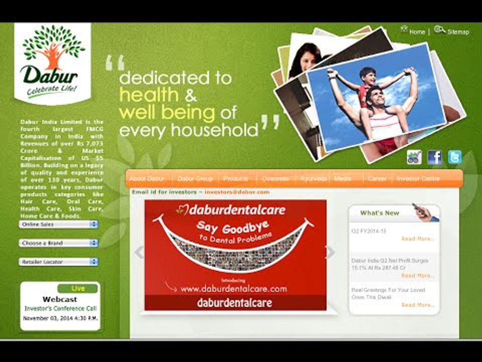 Dabur Q2 profit up 15.11% at Rs287.48 crore