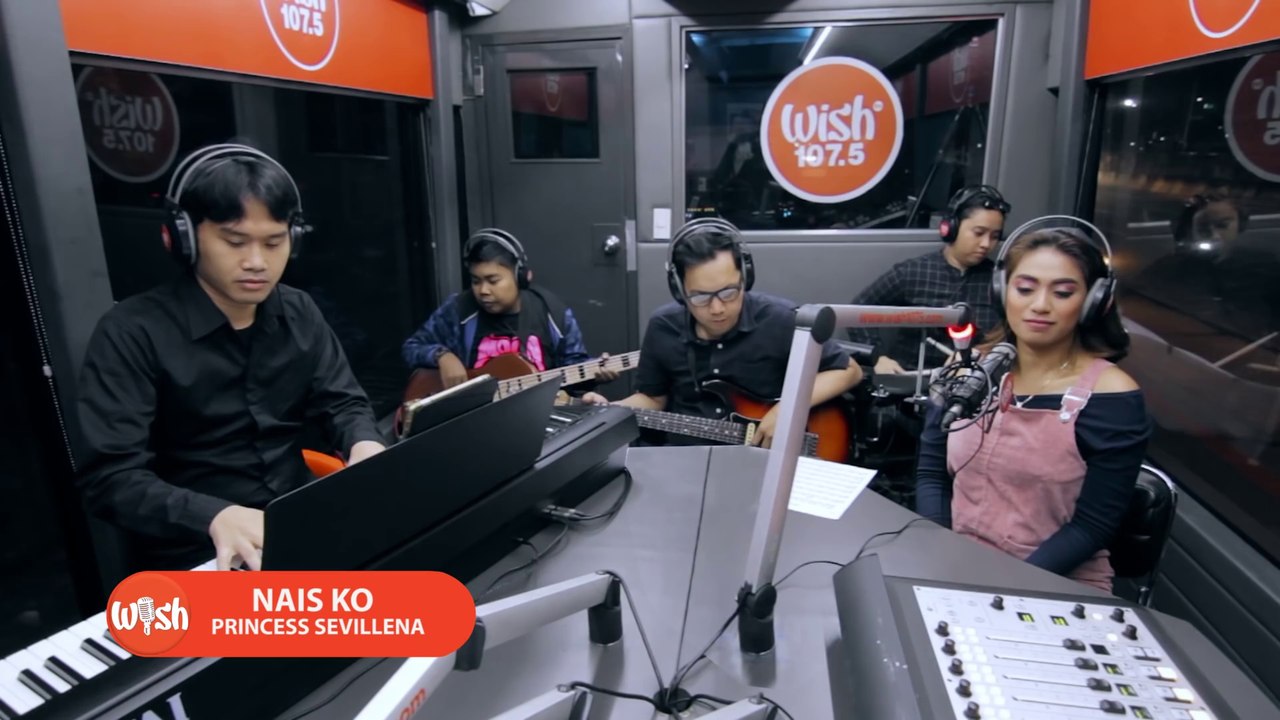 WISHCOVERY (Wild Card)  Princess Sevillena sings  Nais Ko  LIVE on Wish 107.5 Bus