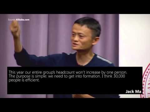 Alibaba Freezes Hiring as Ma Says Company Needs to Be Efficient