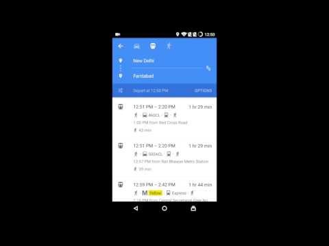 Google Maps Train Update