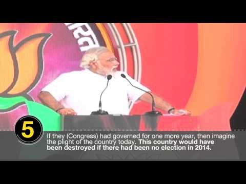 Ten quotes from Modi's rally in Mathura