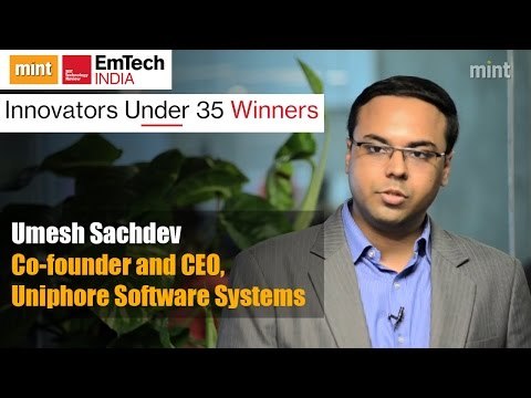 Innovators under 35 Winners | Umesh Sachdev co-founder and CEO, Uniphore Software Systems