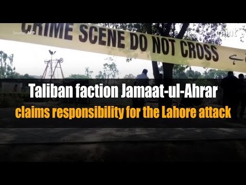 Taliban faction Jamaat-ul-Ahrar claims responsibility for the Lahore attack
