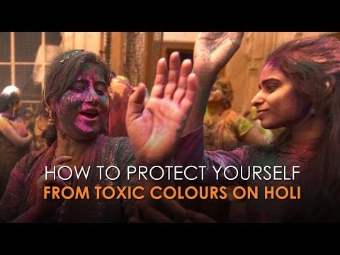 This is how you can protect yourself from toxic colours on Holi
