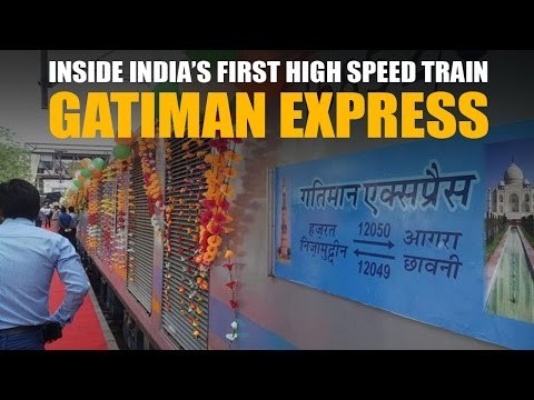 Inside India's first high-speed train: Gatiman Express