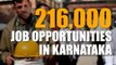 Karnataka has the most job opportunities in India