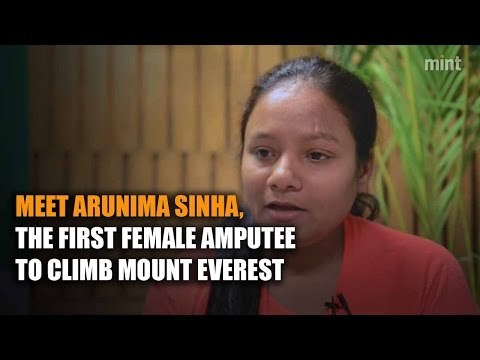 Meet Arunima Sinha, the first female amputee in the world to climb Mount Everest