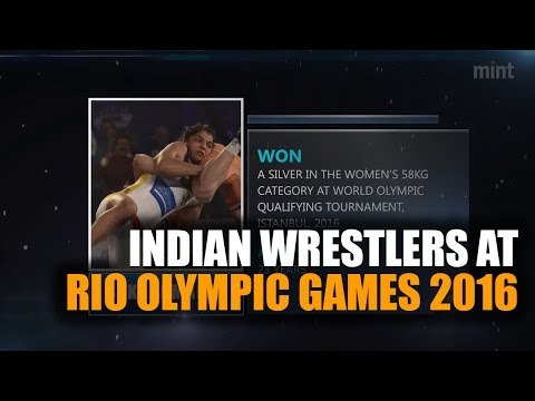 Indian wrestlers at Rio Olympic Games 2016