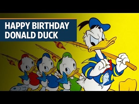 Happy birthday Donald Duck
