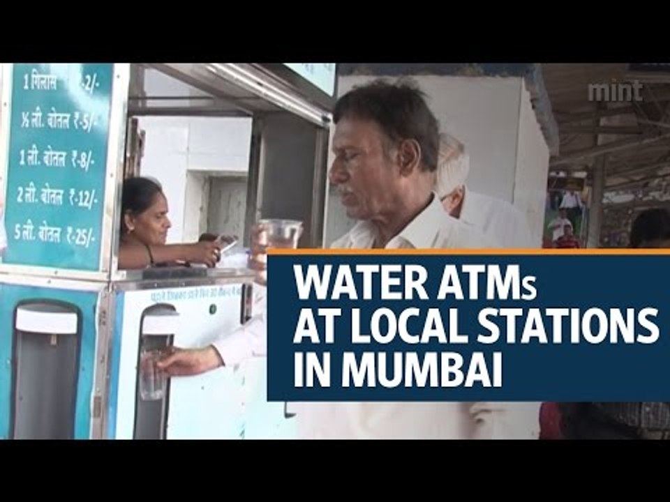 Water ATMs at local stations in Mumbai