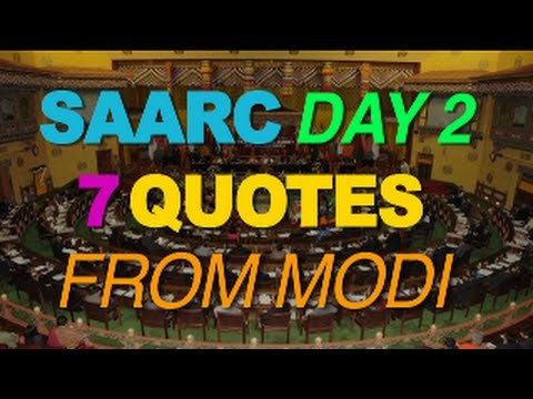 SAARC Day Two: 7 Quotes from Modi