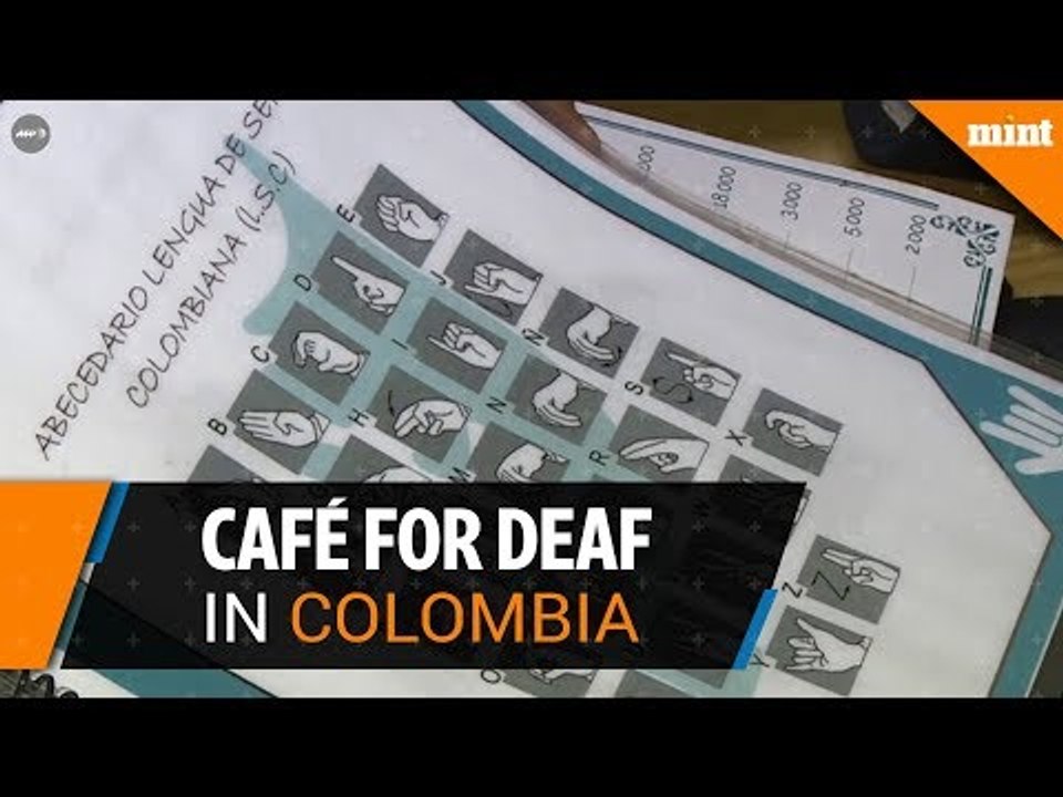 "Without Words" - A cafe for deaf people in Colombia