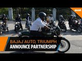 Bajaj Auto Ltd announces partnership with Triumph Motorcycle UK