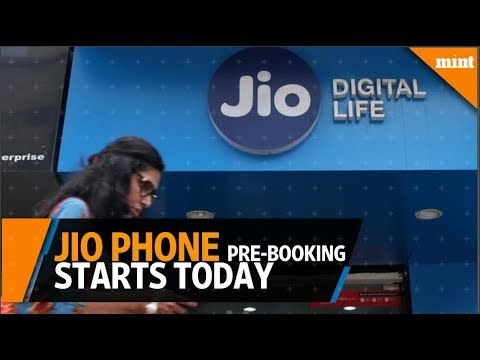 Pre-booking of Reliance Jio Phone starts today for Rs 500